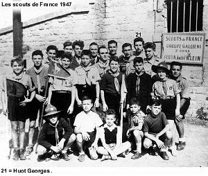 SCOUTS DE FRANCE 1947